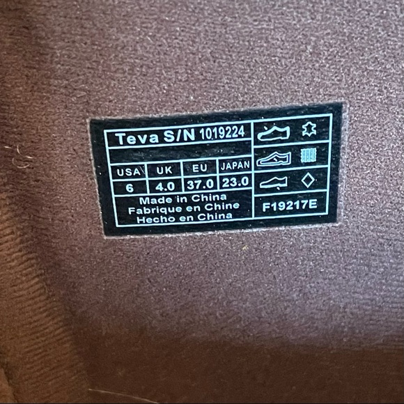 Teva Waterproof Foxy Tall Calf Riding Boots Like New Brown Tan - Picture 7 of 8